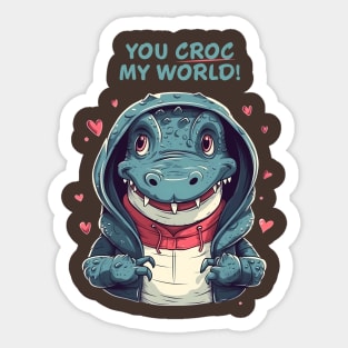 You Croc My World! Sticker